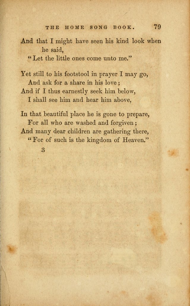 Home Song Book, prepared for the use of the Children of the Home for the Friendless page 67