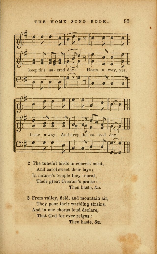 Home Song Book, prepared for the use of the Children of the Home for the Friendless page 71