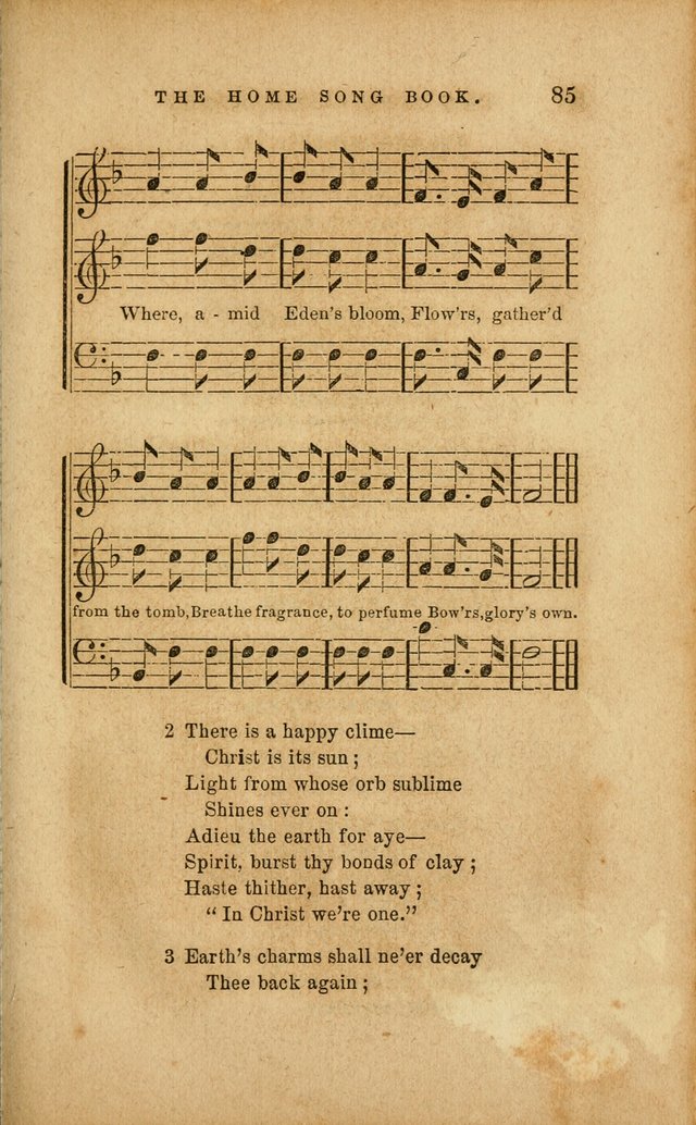 Home Song Book, prepared for the use of the Children of the Home for the Friendless page 73