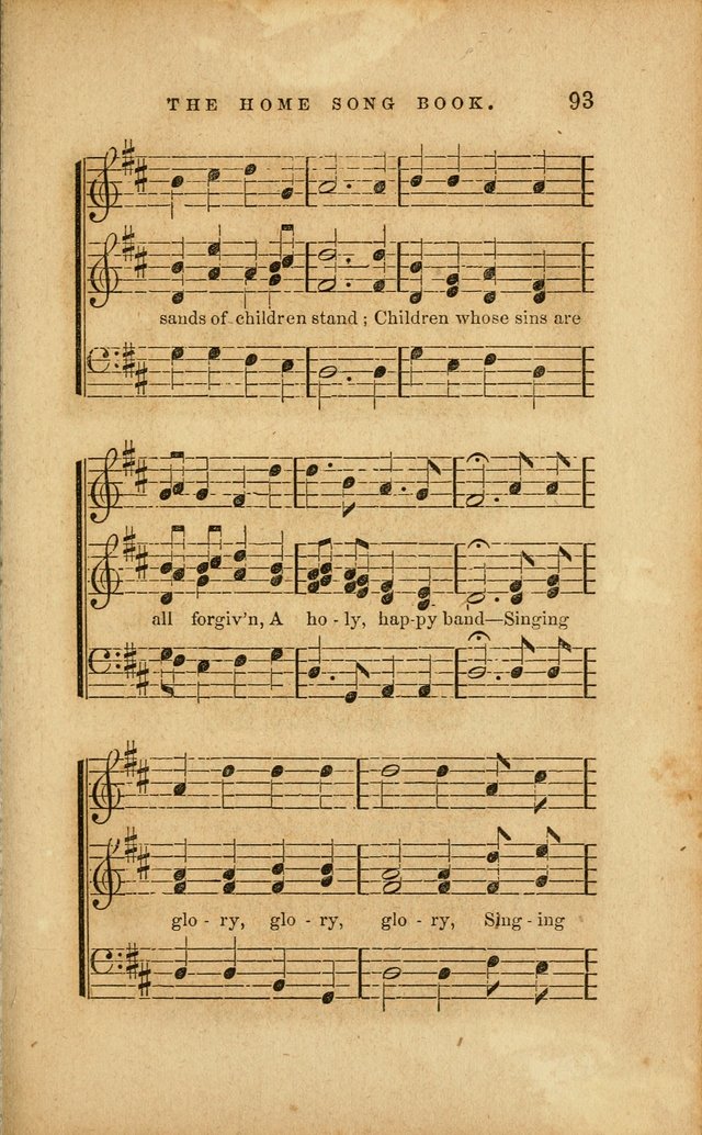 Home Song Book, prepared for the use of the Children of the Home for the Friendless page 81