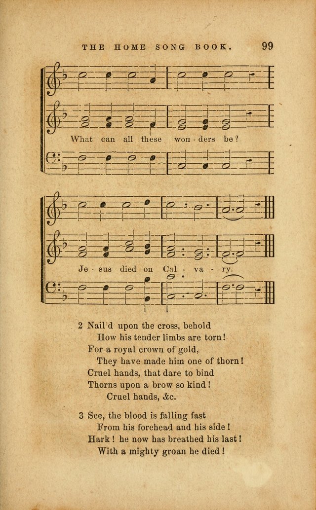 Home Song Book, prepared for the use of the Children of the Home for the Friendless page 87