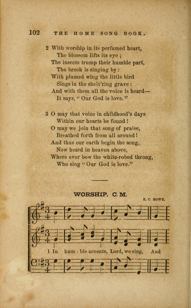 Home Song Book, prepared for the use of the Children of the Home for the Friendless page 90