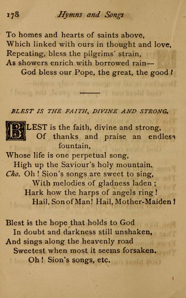 Hymns and Songs for Catholic Children page 178