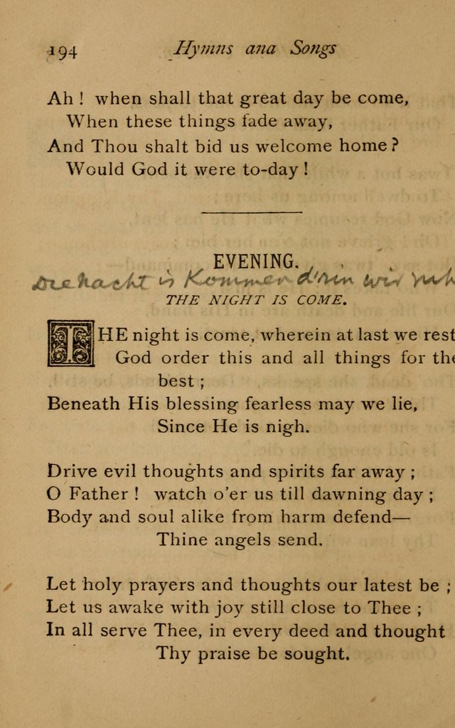 Hymns and Songs for Catholic Children page 194