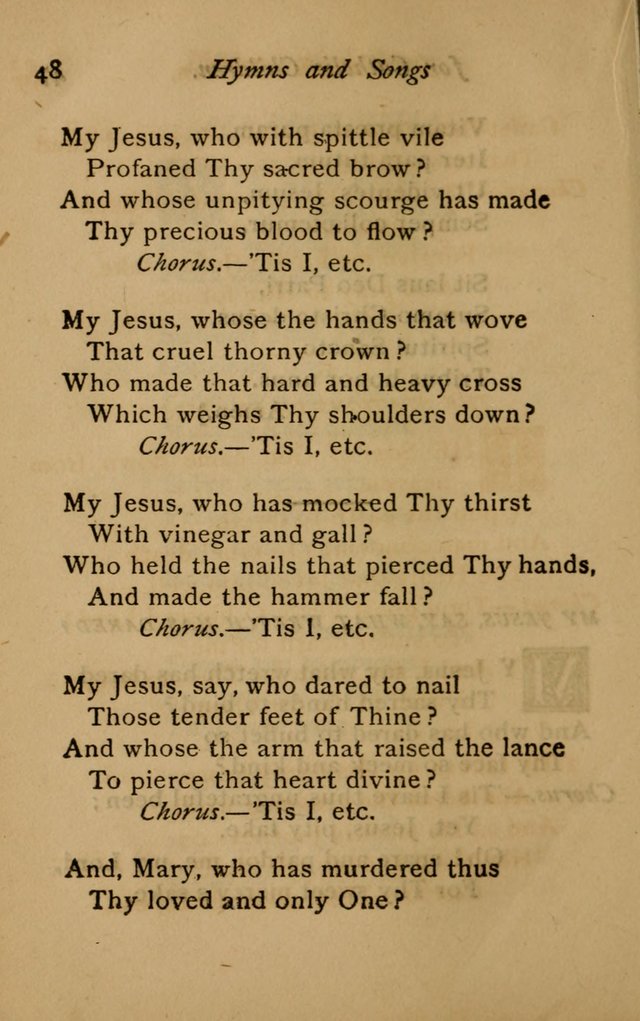 Hymns and Songs for Catholic Children page 48