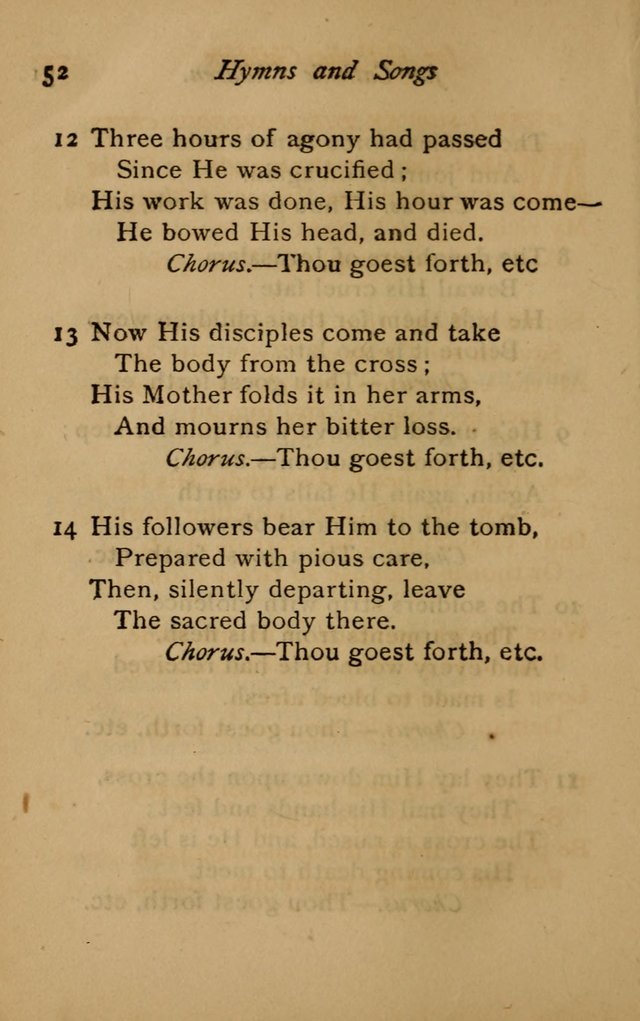 Hymns and Songs for Catholic Children page 52