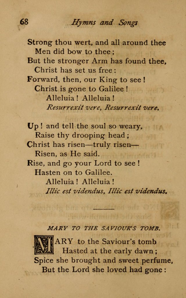 Hymns and Songs for Catholic Children page 68