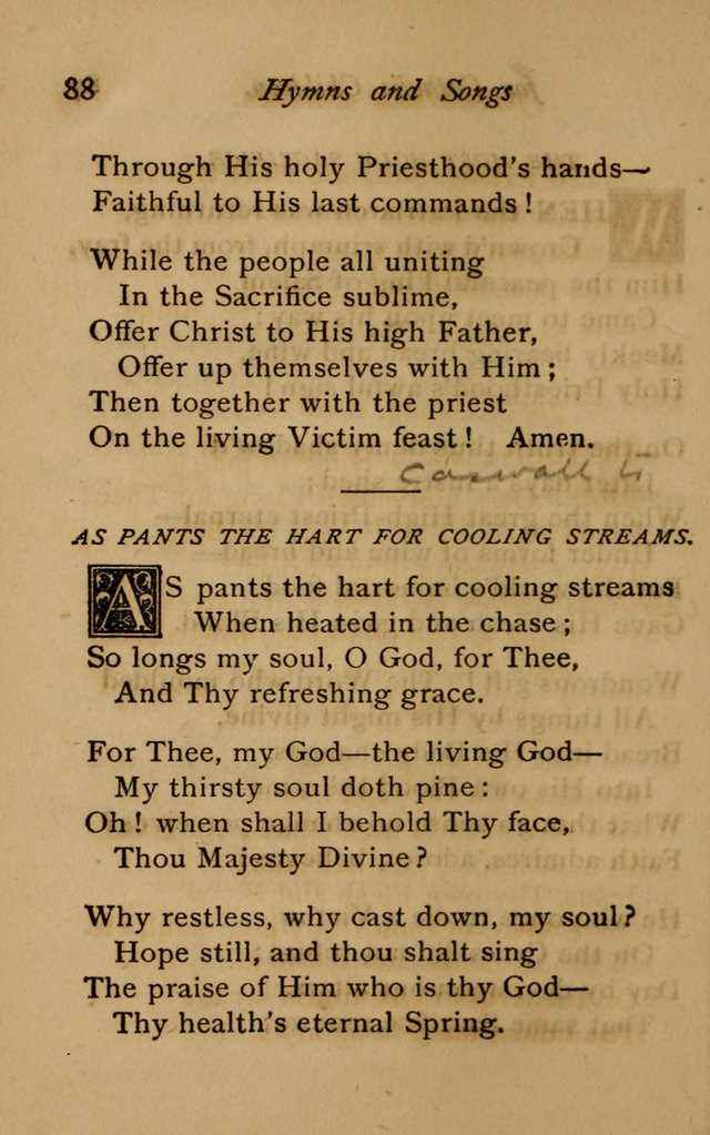 Hymns and Songs for Catholic Children page 88