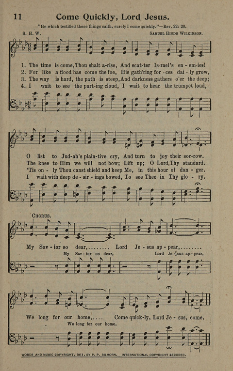 Hymns of the Second Coming of Our Lord Jesus Christ page 11