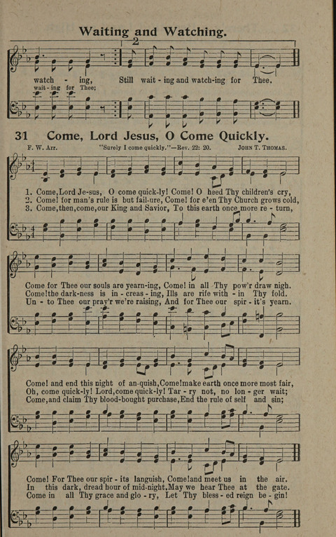 Hymns of the Second Coming of Our Lord Jesus Christ page 31