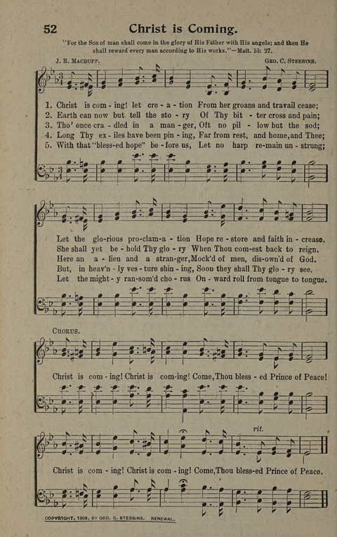 Hymns of the Second Coming of Our Lord Jesus Christ page 52