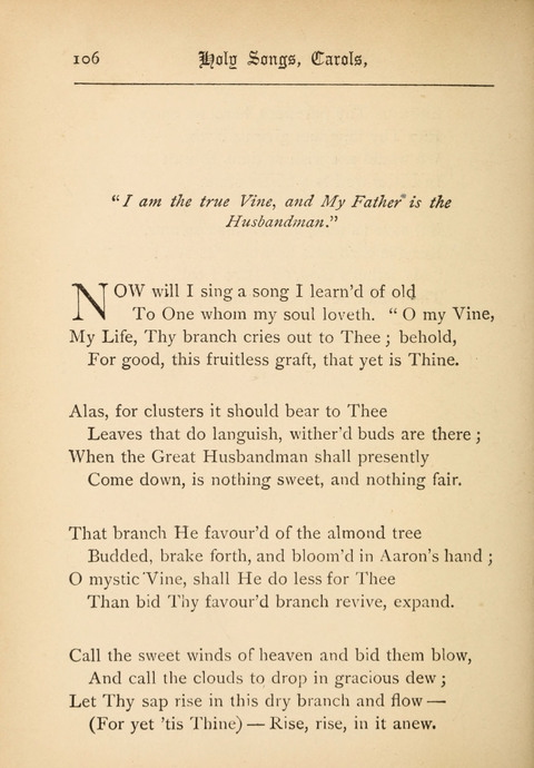 Holy Songs, Carols, and Sacred Ballads page 106