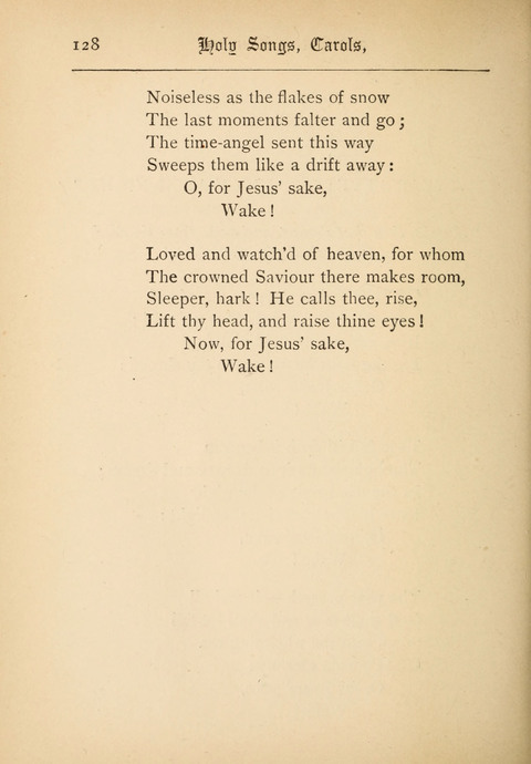 Holy Songs, Carols, and Sacred Ballads page 128