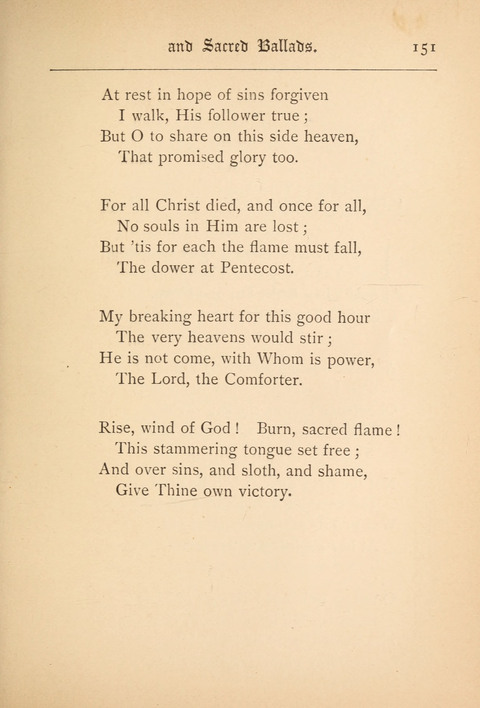 Holy Songs, Carols, and Sacred Ballads page 151