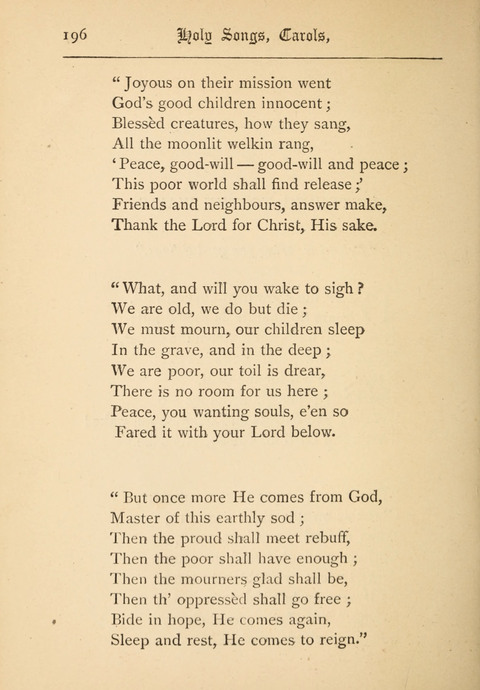 Holy Songs, Carols, and Sacred Ballads page 196