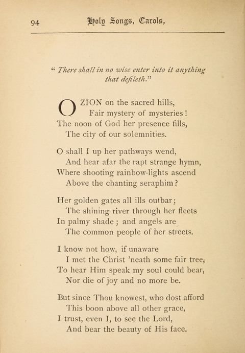 Holy Songs, Carols, and Sacred Ballads page 94