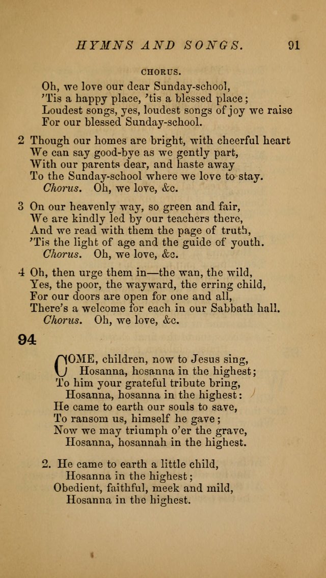 Hymns and Songs for Children