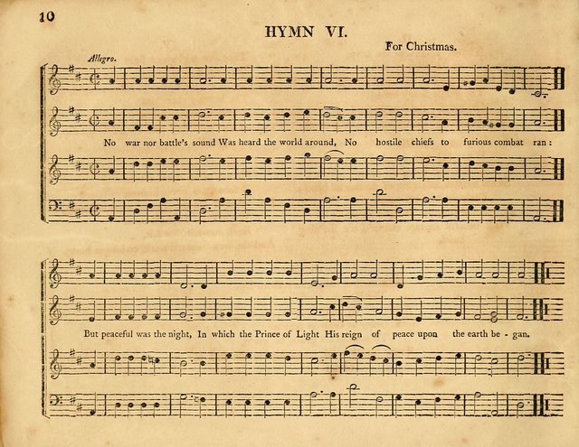 Hymns, Suitable for the Devotion of  Families and Churches: selected from various authors page 10