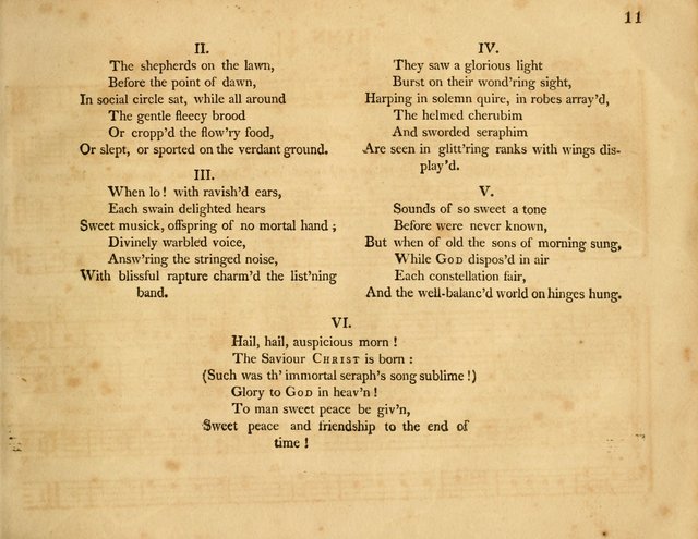 Hymns, Suitable for the Devotion of  Families and Churches: selected from various authors page 11