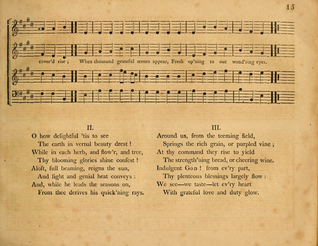 Hymns, Suitable for the Devotion of  Families and Churches: selected from various authors page 15