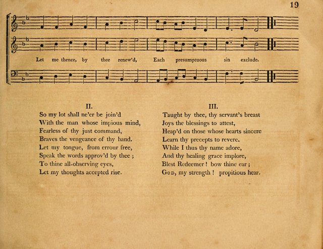 Hymns, Suitable for the Devotion of  Families and Churches: selected from various authors page 19