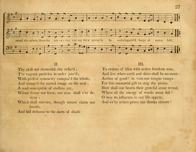 Hymns, Suitable for the Devotion of  Families and Churches: selected from various authors page 27