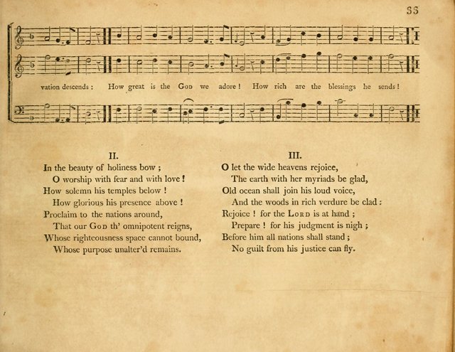 Hymns, Suitable for the Devotion of  Families and Churches: selected from various authors page 33