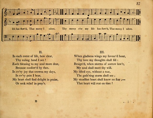 Hymns, Suitable for the Devotion of  Families and Churches: selected from various authors page 37