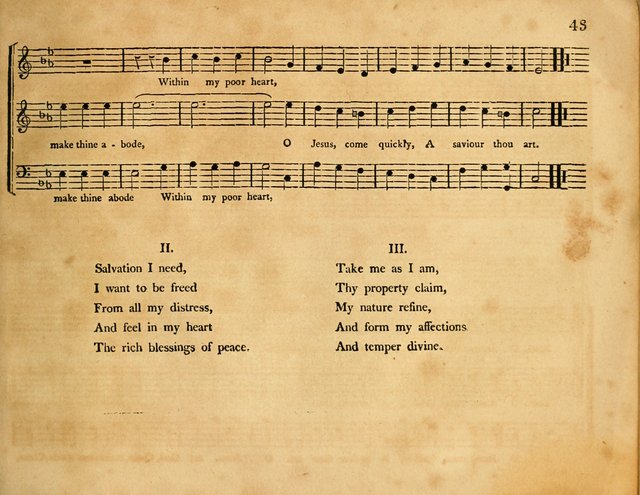 Hymns, Suitable for the Devotion of  Families and Churches: selected from various authors page 43