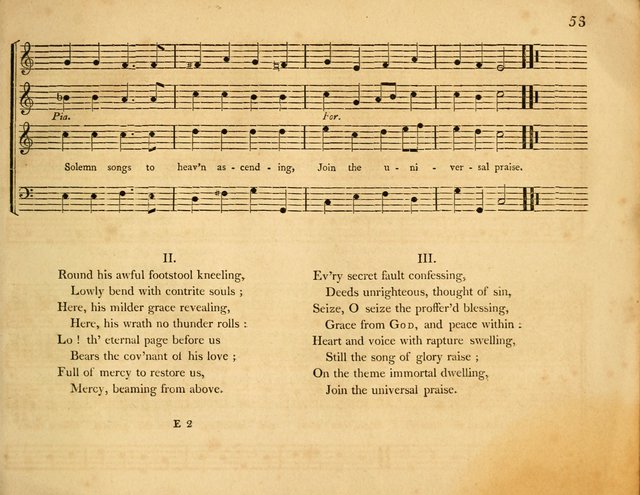 Hymns, Suitable for the Devotion of  Families and Churches: selected from various authors page 53