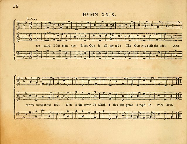 Hymns, Suitable for the Devotion of  Families and Churches: selected from various authors page 58