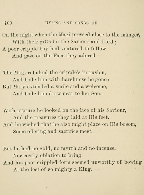 Hymns and Song of the Four-Fold Gospel and the Fullness of Jesus page 100