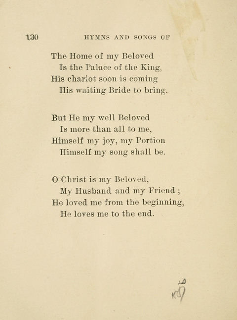 Hymns and Song of the Four-Fold Gospel and the Fullness of Jesus page 130