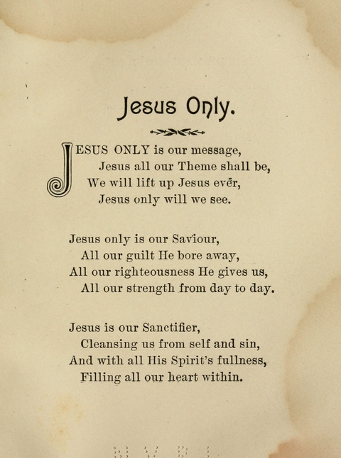 Hymns and Song of the Four-Fold Gospel and the Fullness of Jesus page 9