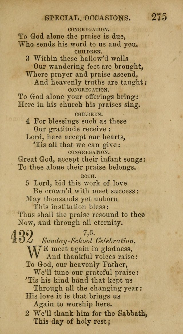 Hymns for Schools and Families, Specailly Designed for the Children of the Church page 282