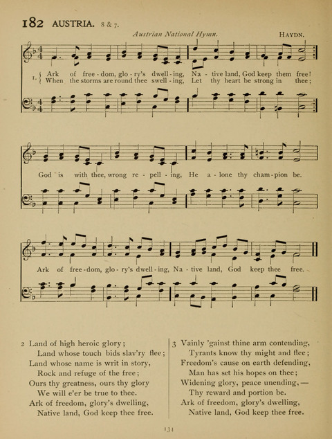 High School Hymnal: a collection of Psalms and Hymns for the use of High Schools and Seminaries page 126