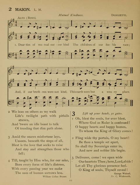 High School Hymnal: a collection of Psalms and Hymns for the use of High Schools and Seminaries page 2