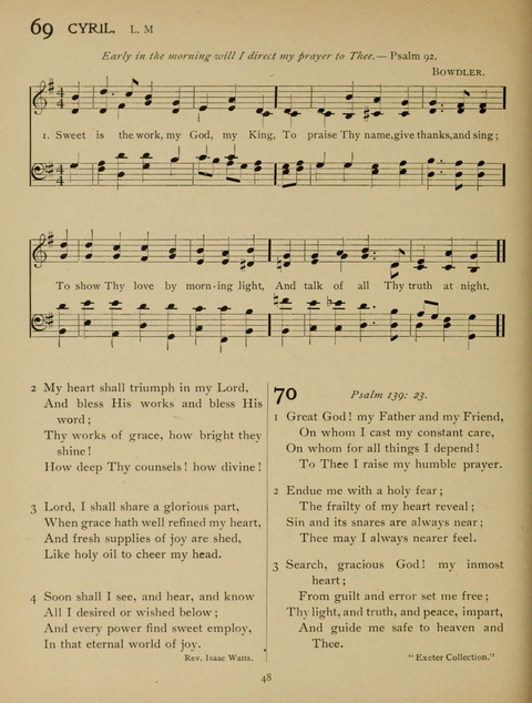 High School Hymnal: a collection of Psalms and Hymns for the use of High Schools and Seminaries page 40