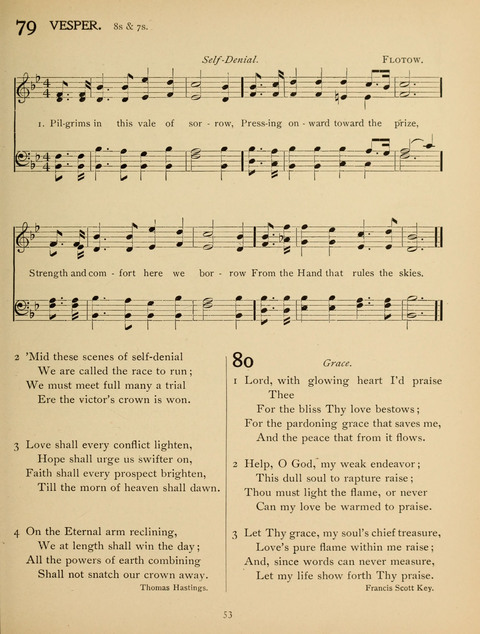 High School Hymnal: a collection of Psalms and Hymns for the use of High Schools and Seminaries page 45