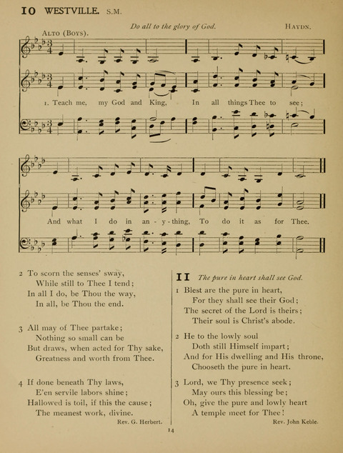 High School Hymnal: a collection of Psalms and Hymns for the use of High Schools and Seminaries page 6