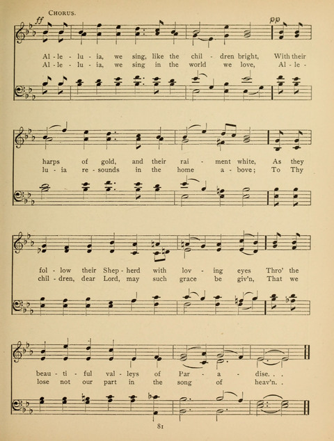 High School Hymnal: a collection of Psalms and Hymns for the use of High Schools and Seminaries page 73