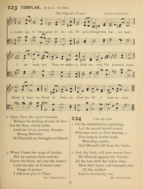 High School Hymnal: a collection of Psalms and Hymns for the use of High Schools and Seminaries page 75