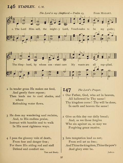 High School Hymnal: a collection of Psalms and Hymns for the use of High Schools and Seminaries page 89