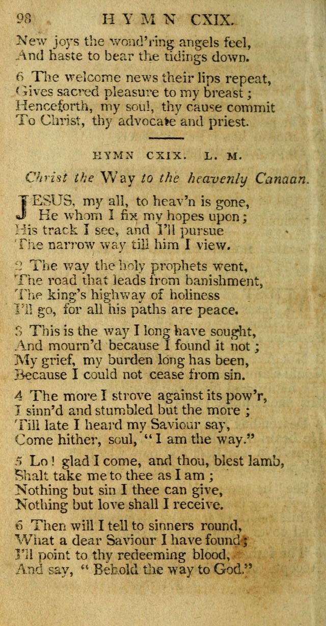 The Hartford Selection of Hymns from the most approved authors to which are added, a number never before published. page 107