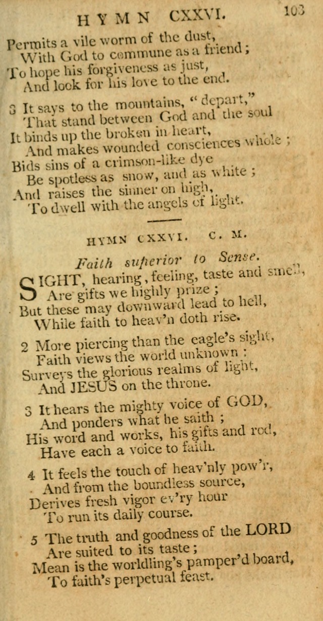 The Hartford Selection of Hymns from the most approved authors to which are added, a number never before published. page 112