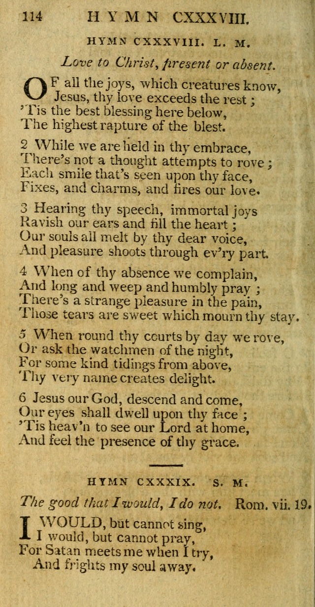 The Hartford Selection of Hymns from the most approved authors to which are added, a number never before published. page 123