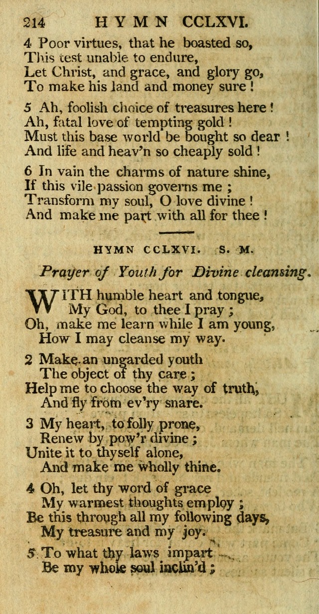 The Hartford Selection of Hymns from the most approved authors to which are added, a number never before published. page 225