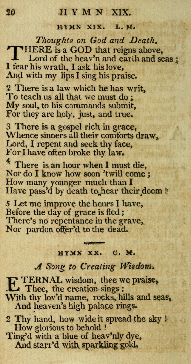 The Hartford Selection of Hymns from the most approved authors to which are added, a number never before published. page 25