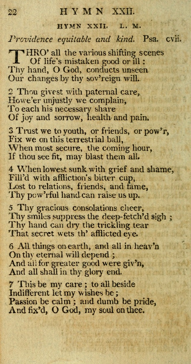 The Hartford Selection of Hymns from the most approved authors to which are added, a number never before published. page 27