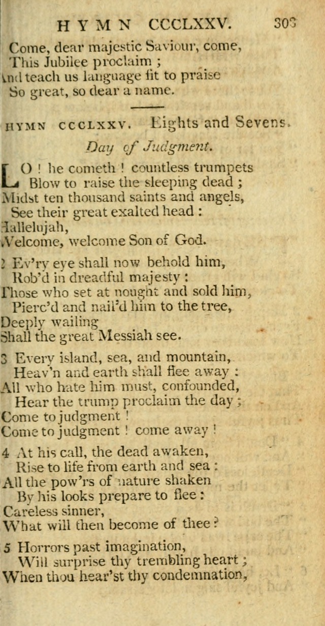 The Hartford Selection of Hymns from the most approved authors to which are added, a number never before published. page 318